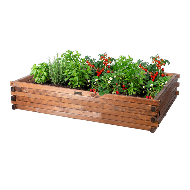 Drevený vyvýšený záhon Timber - Gallery Image